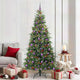 Vidaxx künstlicher klappbarer Weihnachtsbaum grün 210 cm PE und PVC