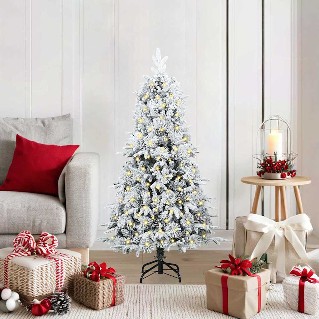 Vidaxx künstlicher zusammenklappbarer Weihnachtsbaum grün 120 cm PE und PVC