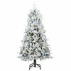 Vidaxx künstlicher zusammenklappbarer Weihnachtsbaum grün 120 cm PE und PVC