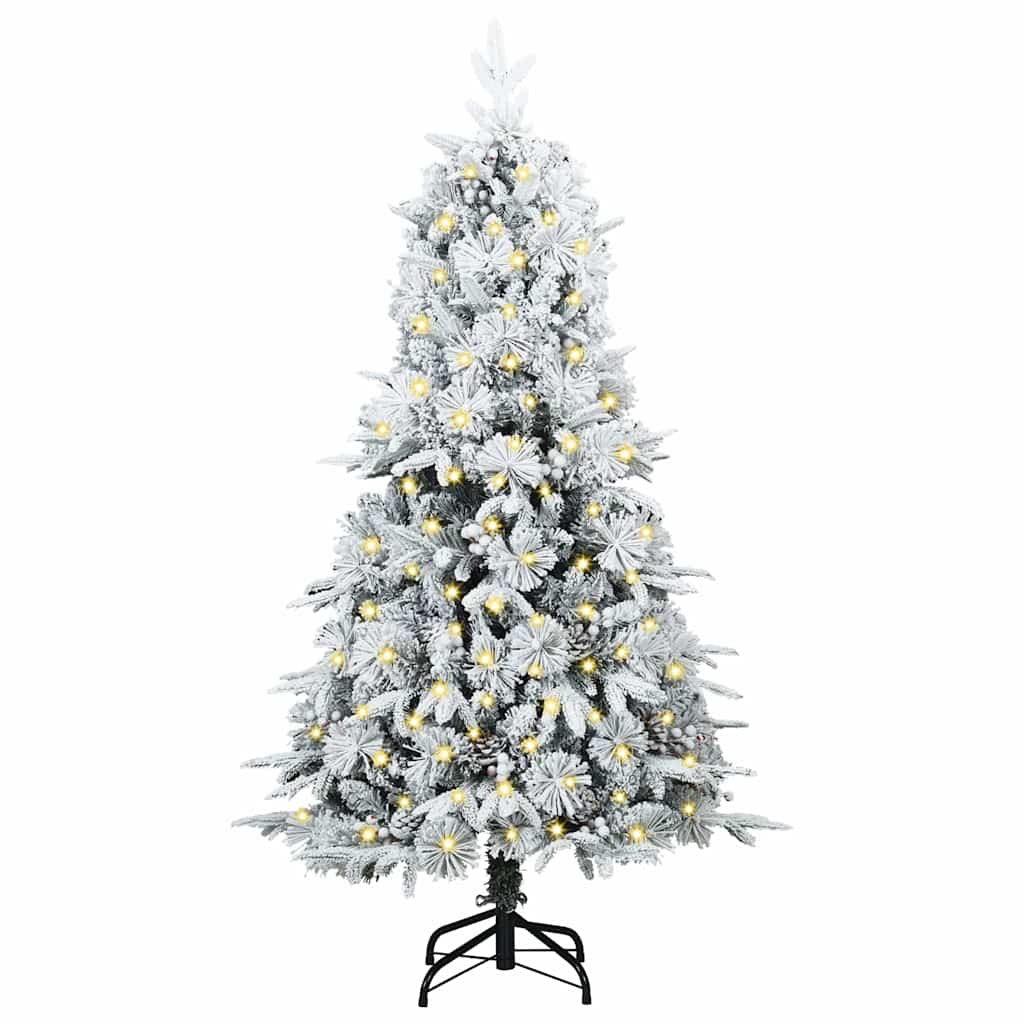 Vidaxx künstlicher zusammenklappbarer Weihnachtsbaum grün 120 cm PE und PVC
