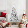 Vidaxx künstlicher klappbarer Weihnachtsbaum weiß 120 cm PE und PVC
