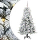 Vidaxx künstlicher klappbarer Weihnachtsbaum weiß 150 cm PE und PVC