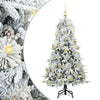 Vidaxx künstlicher klappbarer Weihnachtsbaum weiß 150 cm PE und PVC
