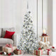 Vidaxx künstlicher klappbarer Weihnachtsbaum weiß 180 cm PE und PVC