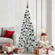 Vidaxx künstlicher klappbarer Weihnachtsbaum weiß 180 cm PE und PVC