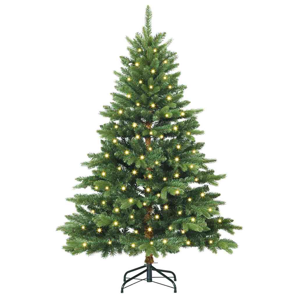 Vidaxx Künstlicher Weihnachtsbaum mit 150 LEDs mit standardmäßigem grünem 150 cm PE und PVC