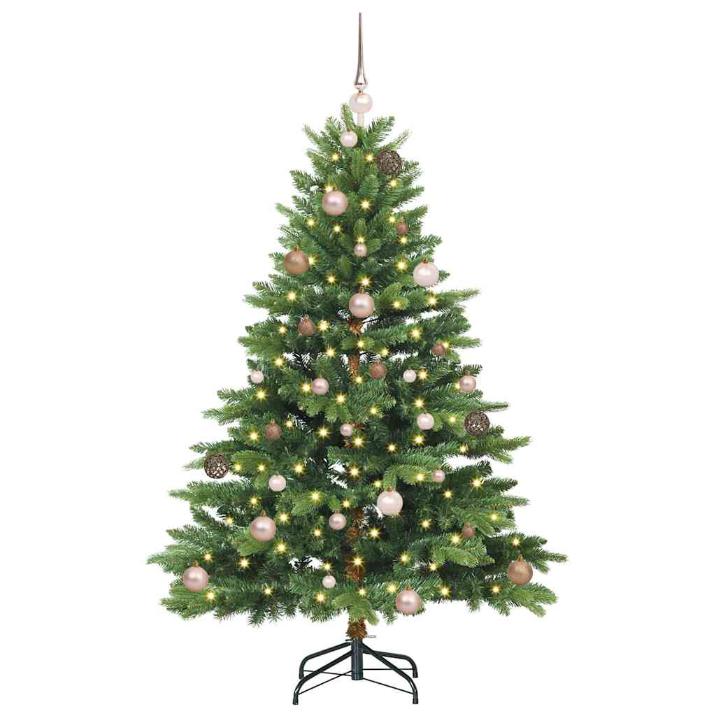 Vidaxx Künstlicher Weihnachtsbaum mit 150 LEDs mit standardmäßigem grünem 150 cm PE und PVC