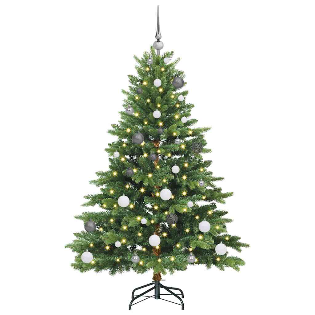 Vidaxx Künstlicher Weihnachtsbaum mit 150 LEDs mit standardmäßigem grünem 150 cm PE und PVC