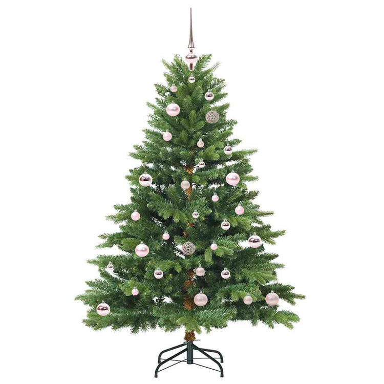 Vidaxx Künstlicher Weihnachtsbaum mit 150 LEDs mit standardmäßigem grünem 150 cm PE und PVC