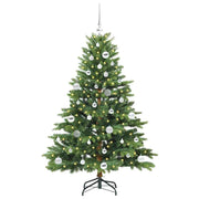 Vidaxx Künstlicher Weihnachtsbaum mit 150 LEDs mit standardmäßigem grünem 150 cm PE und PVC - afbeelding 3