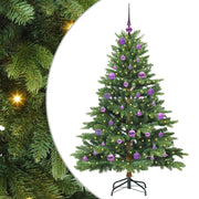 Vidaxx Künstlicher Weihnachtsbaum mit 150 LEDs mit standardmäßigem grünem 150 cm PE und PVC - afbeelding 2