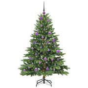 Vidaxx Künstlicher Weihnachtsbaum mit 150 LEDs mit standardmäßigem grünem 150 cm PE und PVC - afbeelding 3