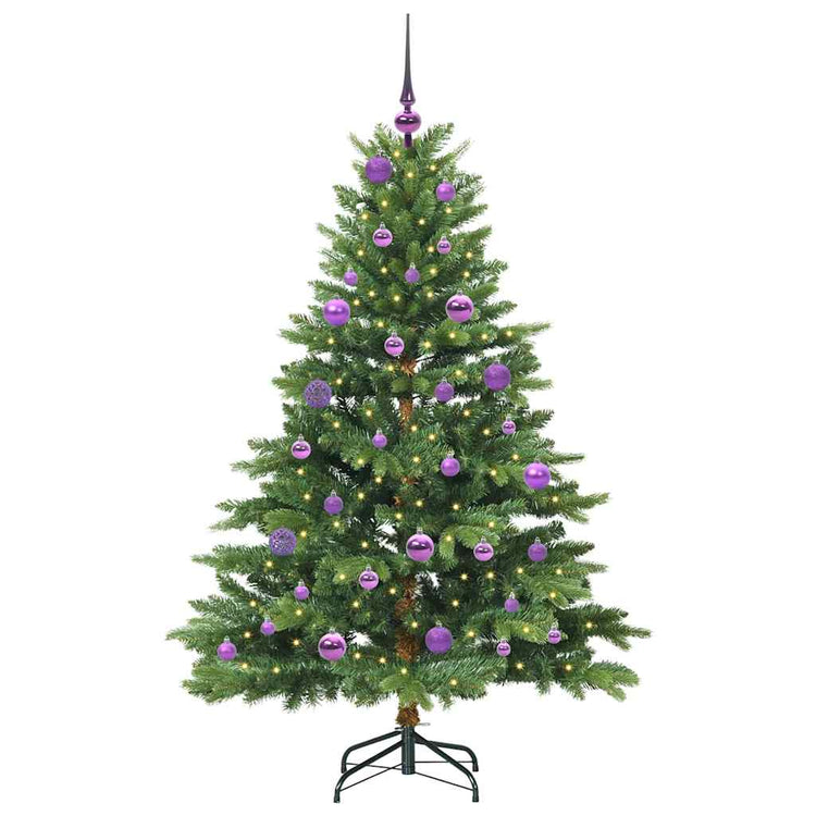 Vidaxx Künstlicher Weihnachtsbaum mit 150 LEDs mit standardmäßigem grünem 150 cm PE und PVC