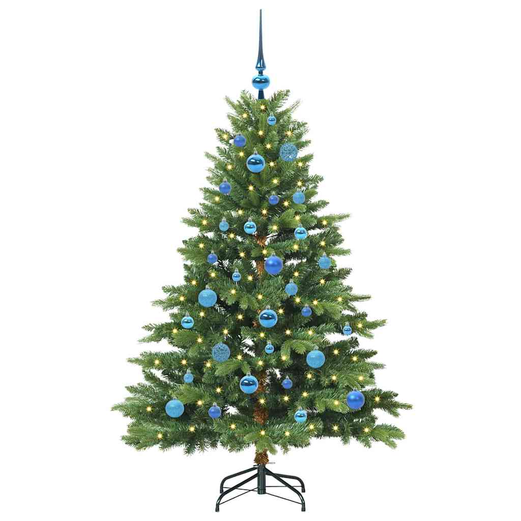 Vidaxx Künstlicher Weihnachtsbaum mit 150 LEDs mit standardmäßigem grünem 150 cm PE und PVC