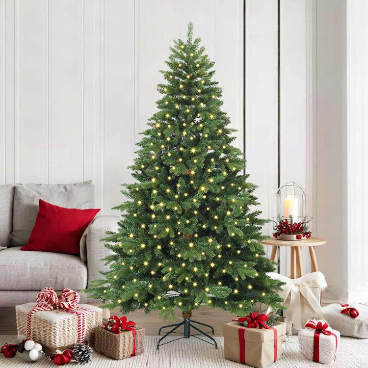 Künstlicher Weihnachtsbaum von Vidaxx mit 300 LEDs mit standardmäßigem grünem 180 cm PE und PVC