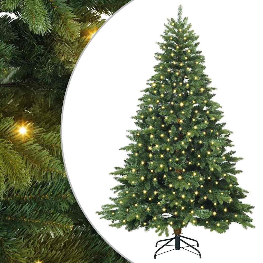 Künstlicher Weihnachtsbaum von Vidaxx mit 300 LEDs mit standardmäßigem grünem 180 cm PE und PVC