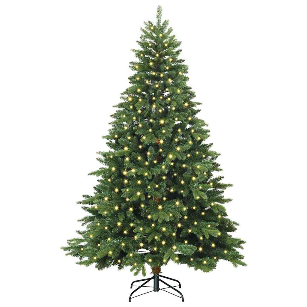 Künstlicher Weihnachtsbaum von Vidaxx mit 300 LEDs mit standardmäßigem grünem 180 cm PE und PVC