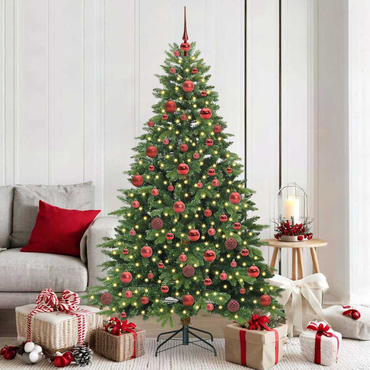 Künstlicher Weihnachtsbaum von Vidaxx mit 300 LEDs mit standardmäßigem grünem 180 cm PE und PVC