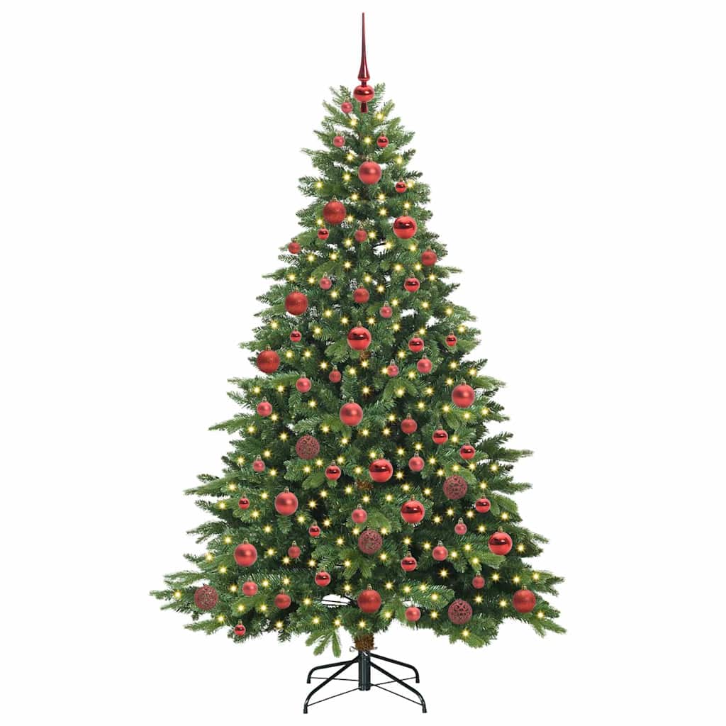 Künstlicher Weihnachtsbaum von Vidaxx mit 300 LEDs mit standardmäßigem grünem 180 cm PE und PVC