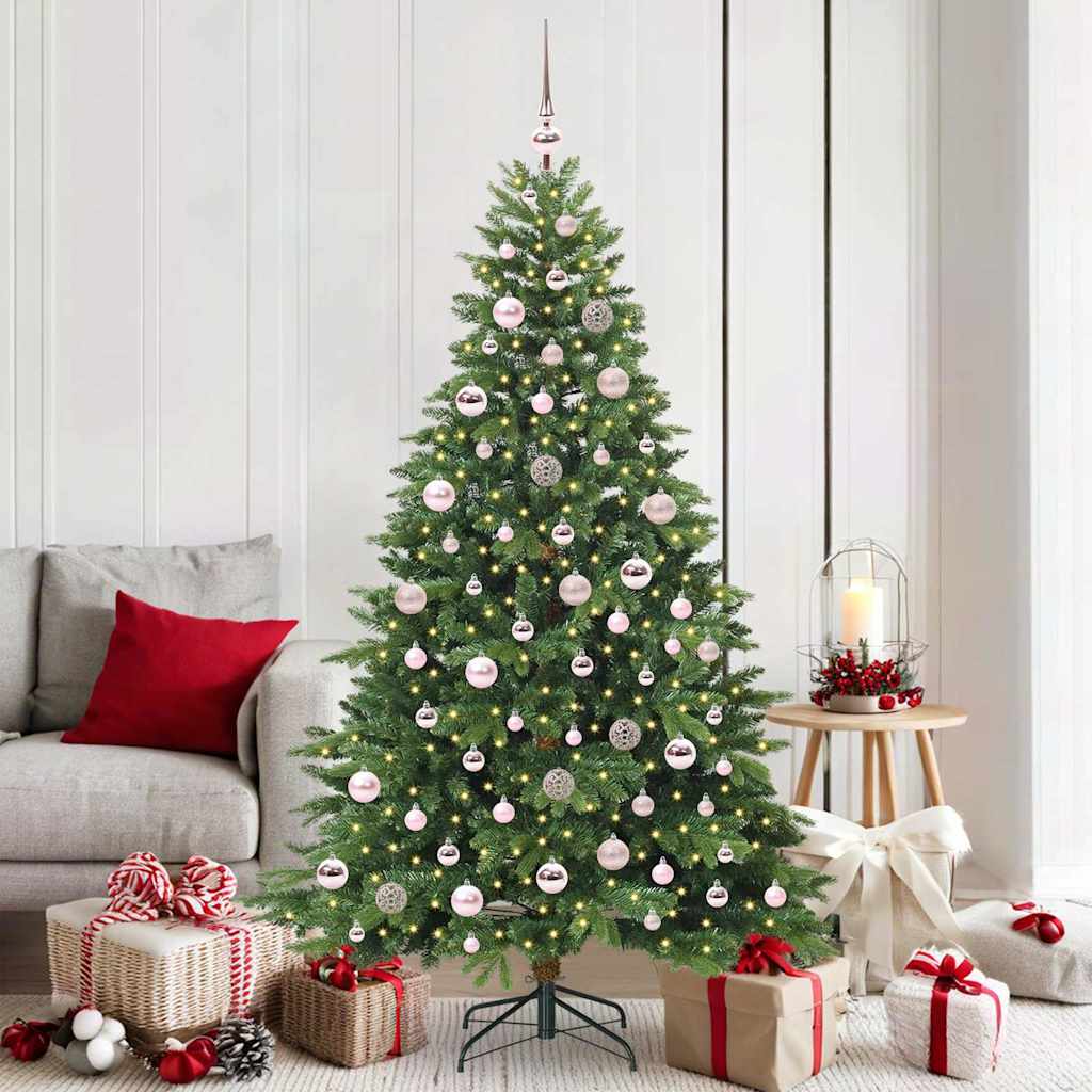 Künstlicher Weihnachtsbaum von Vidaxx mit 300 LEDs mit standardmäßigem grünem 180 cm PE und PVC