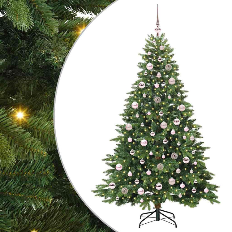 Künstlicher Weihnachtsbaum von Vidaxx mit 300 LEDs mit standardmäßigem grünem 180 cm PE und PVC