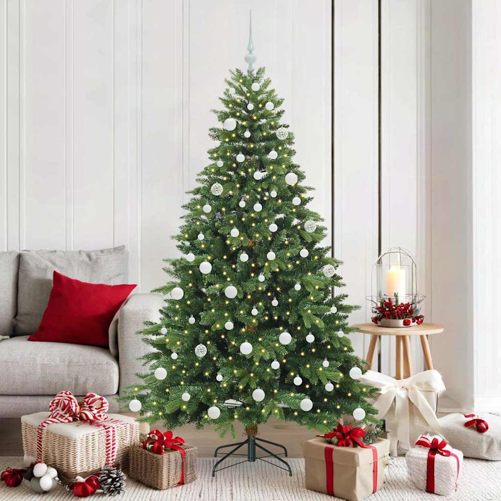 Künstlicher Weihnachtsbaum von Vidaxx mit 300 LEDs mit standardmäßigem grünem 180 cm PE und PVC
