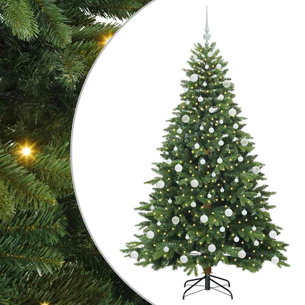 Künstlicher Weihnachtsbaum von Vidaxx mit 300 LEDs mit standardmäßigem grünem 180 cm PE und PVC