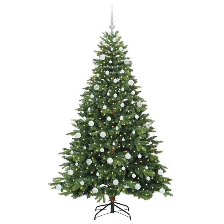Künstlicher Weihnachtsbaum von Vidaxx mit 300 LEDs mit standardmäßigem grünem 180 cm PE und PVC