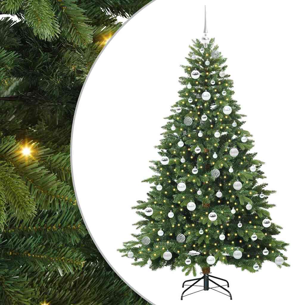 Künstlicher Weihnachtsbaum von Vidaxx mit 300 LEDs mit standardmäßigem grünem 180 cm PE und PVC