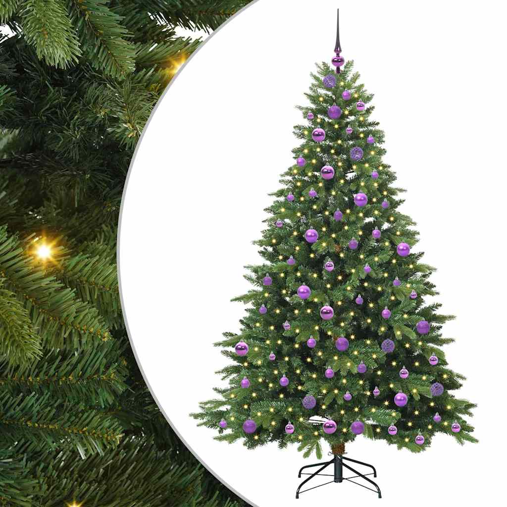 Künstlicher Weihnachtsbaum von Vidaxx mit 300 LEDs mit standardmäßigem grünem 180 cm PE und PVC