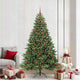 Vidaxx Künstlicher Weihnachtsbaum mit 300 LEDs mit standardmäßigem grünem 210 cm PE und PVC