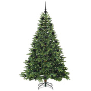 Vidaxx Künstlicher Weihnachtsbaum mit 300 LEDs mit standardmäßigem grünem 210 cm PE und PVC - afbeelding 3