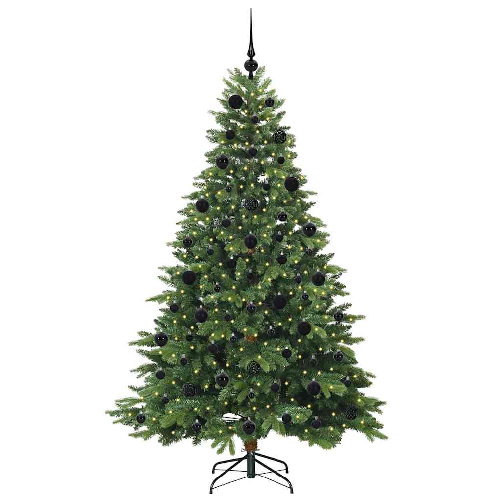 Vidaxx Künstlicher Weihnachtsbaum mit 300 LEDs mit standardmäßigem grünem 210 cm PE und PVC