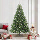 Vidaxx Künstlicher Weihnachtsbaum mit 300 LEDs mit standardmäßigem grünem 210 cm PE und PVC