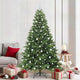 Vidaxx Künstlicher Weihnachtsbaum mit 300 LEDs mit standardmäßigem grünem 210 cm PE und PVC