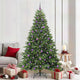 Vidaxx Künstlicher Weihnachtsbaum mit 300 LEDs mit standardmäßigem grünem 210 cm PE und PVC