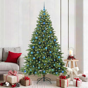 Vidaxx Künstlicher Weihnachtsbaum mit 300 LEDs mit standardmäßigem grünem 210 cm PE und PVC - afbeelding 1