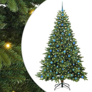 Vidaxx Künstlicher Weihnachtsbaum mit 300 LEDs mit standardmäßigem grünem 210 cm PE und PVC - afbeelding 2