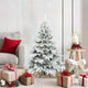 Vidaxx künstlicher Weihnachtsbaum mit 150 LEDs mit standardmäßigem weißem 120 cm PE und PVC