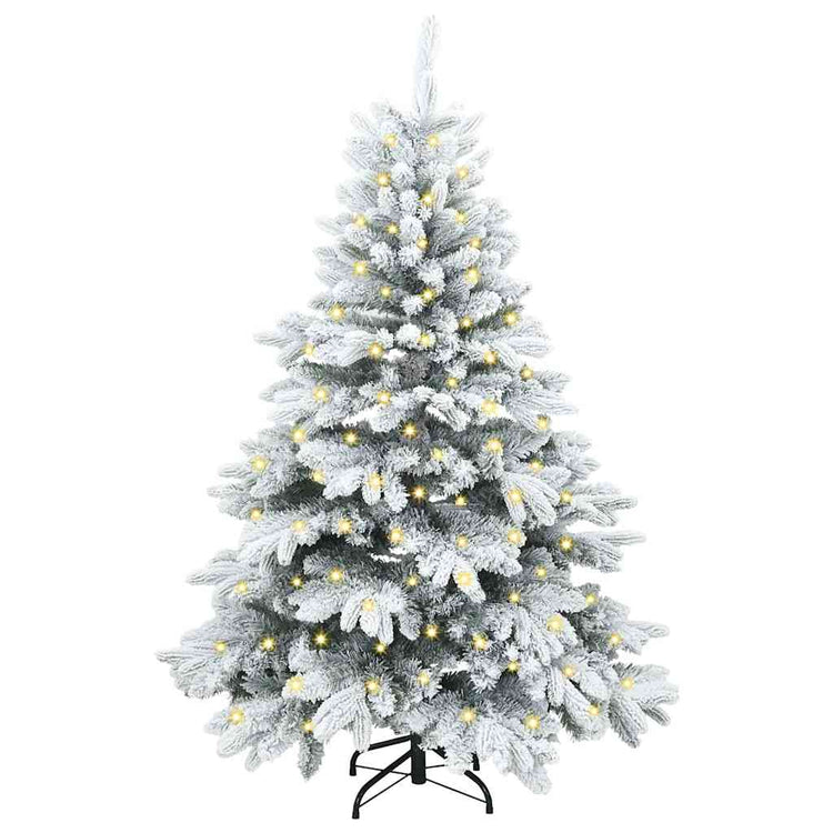 Vidaxx künstlicher Weihnachtsbaum mit 150 LEDs mit standardmäßigem weißem 120 cm PE und PVC