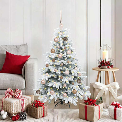 Vidaxx künstlicher Weihnachtsbaum mit 150 LEDs mit standardmäßigem weißem 120 cm PE und PVC