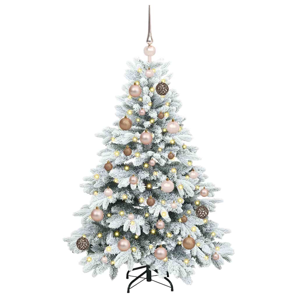 Vidaxx künstlicher Weihnachtsbaum mit 150 LEDs mit standardmäßigem weißem 120 cm PE und PVC