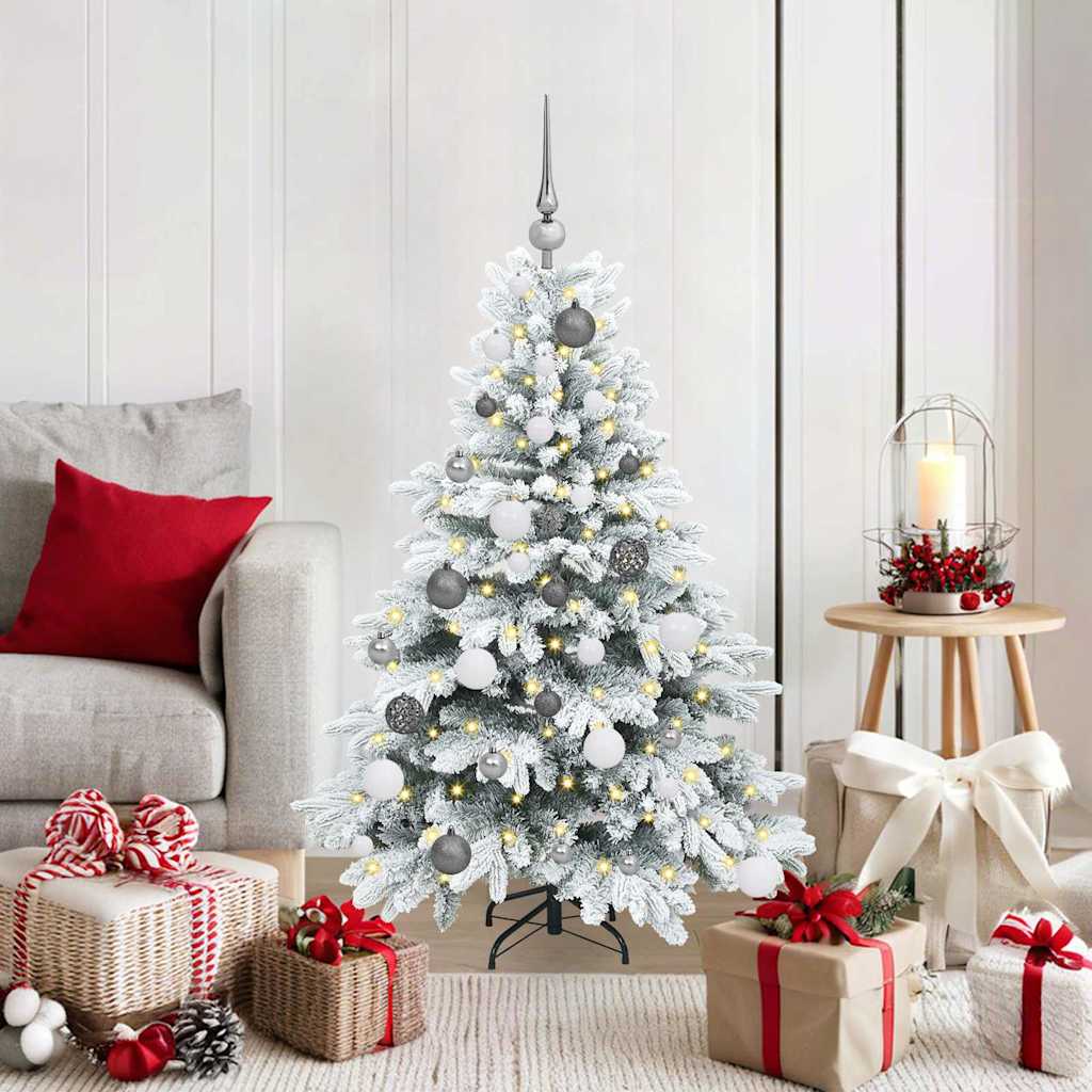 Vidaxx künstlicher Weihnachtsbaum mit 150 LEDs mit standardmäßigem weißem 120 cm PE und PVC