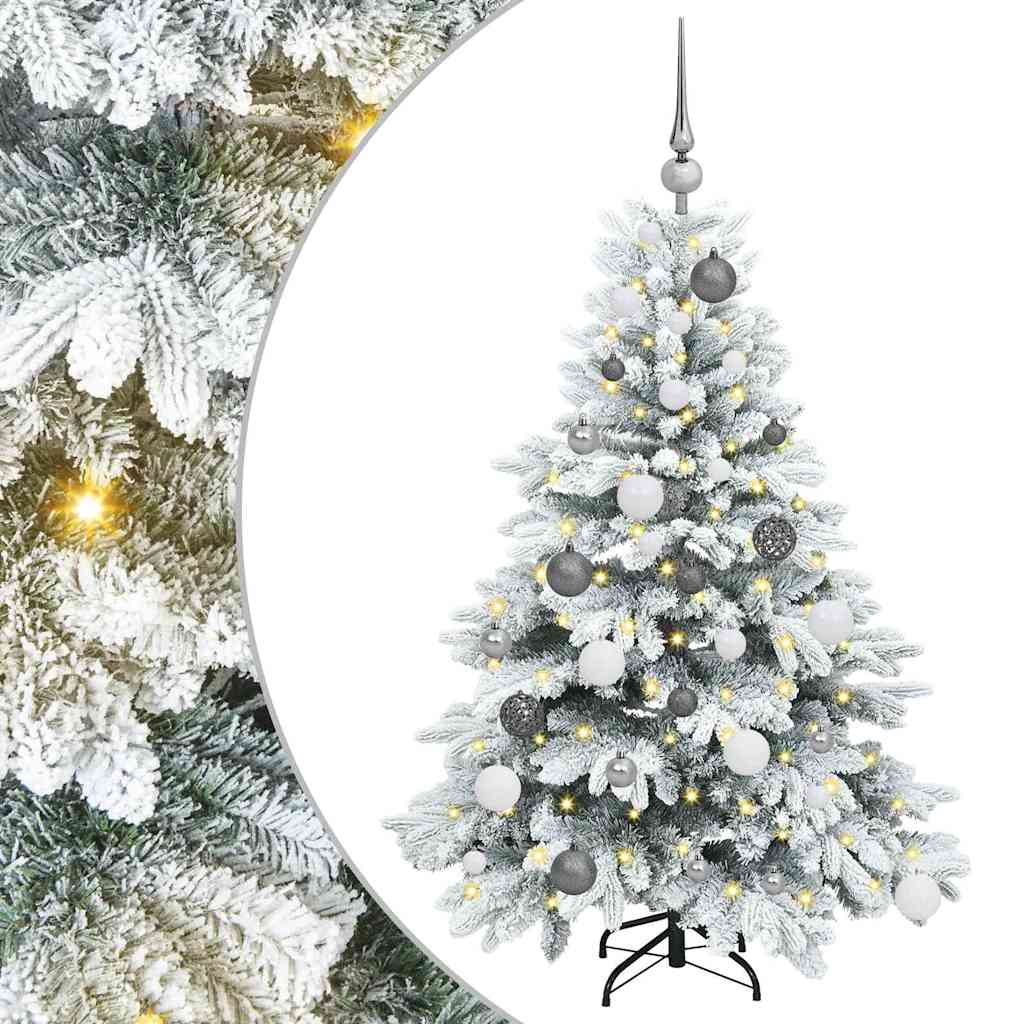 Vidaxx künstlicher Weihnachtsbaum mit 150 LEDs mit standardmäßigem weißem 120 cm PE und PVC