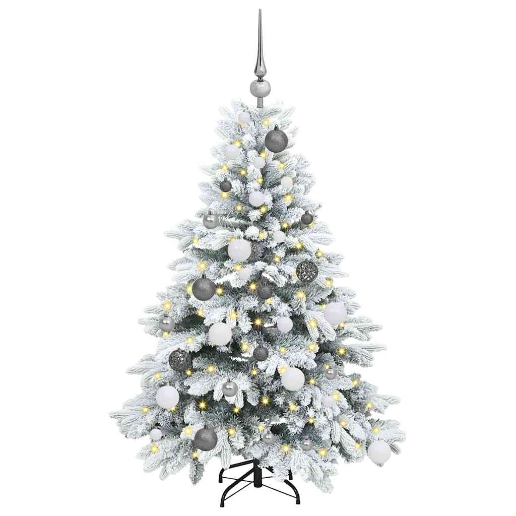 Vidaxx künstlicher Weihnachtsbaum mit 150 LEDs mit standardmäßigem weißem 120 cm PE und PVC