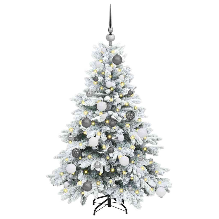 Vidaxx künstlicher Weihnachtsbaum mit 150 LEDs mit standardmäßigem weißem 120 cm PE und PVC