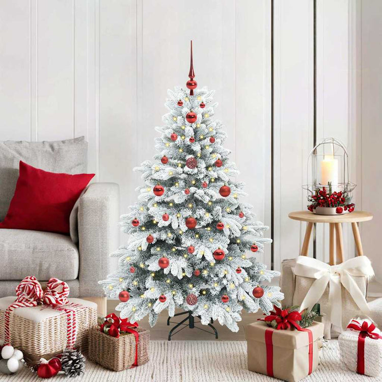 Vidaxx künstlicher Weihnachtsbaum mit 150 LEDs mit standardmäßigem weißem 120 cm PE und PVC