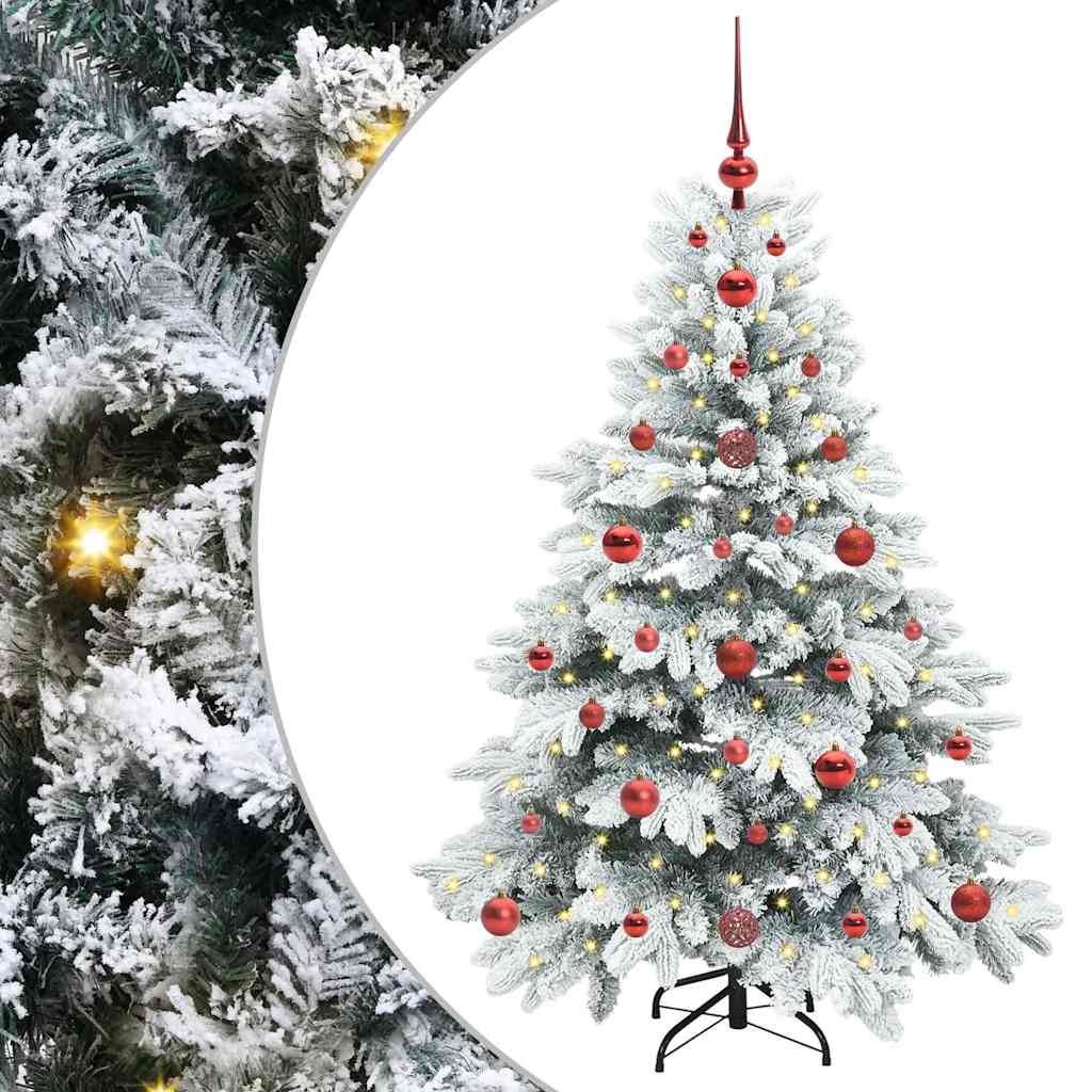 Vidaxx künstlicher Weihnachtsbaum mit 150 LEDs mit standardmäßigem weißem 120 cm PE und PVC