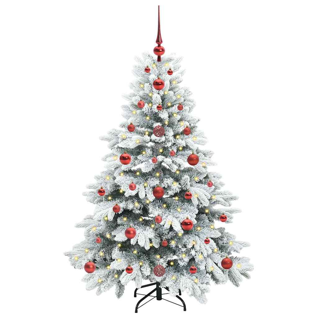 Vidaxx künstlicher Weihnachtsbaum mit 150 LEDs mit standardmäßigem weißem 120 cm PE und PVC