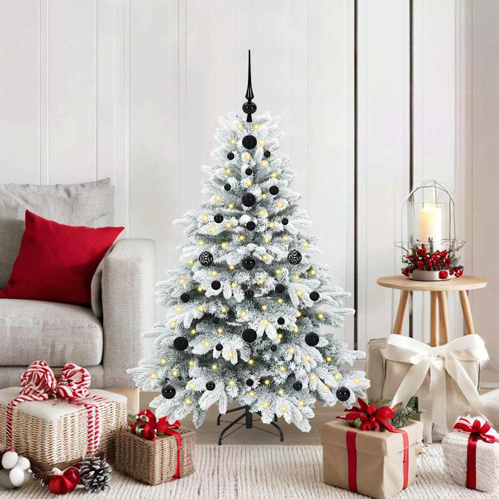 Vidaxx künstlicher Weihnachtsbaum mit 150 LEDs mit standardmäßigem weißem 120 cm PE und PVC